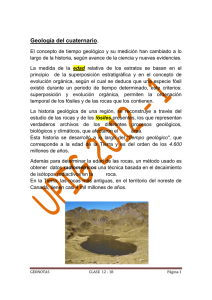 Geología del cuaternario.