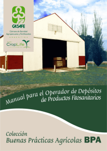 Manual para el Operador de Depósitos de Productos Fitosanitarios
