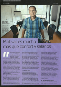 Motivar es mucho más que confort y trabajo. Revista