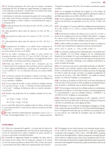 2.3 (a) Escriba estructuras de Lewis para las formas resonantes