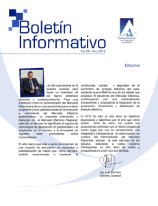 Boletín Informativo Diciembre 2015