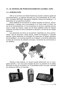 11. EL SISTEMA DE POSICIONAMIENTO GLOBAL (GPS) 11.1