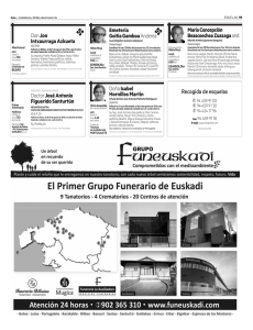 Recogida de esquelas