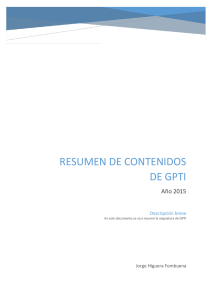 Resumen de contenidos de GPTI