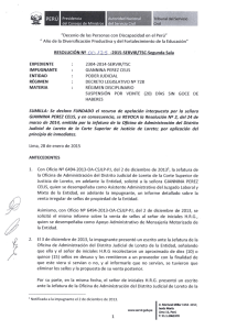 "Decenio de las Personas con Discapacidad en el Perú"