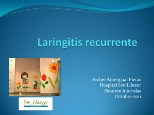 Laringitis recurrentes