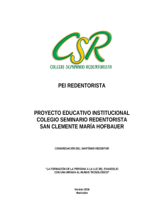 Documentos PEI - Colegio Seminario Redentorista