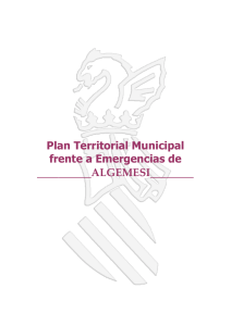 Plan Territorial Municipal frente a Emergencias de