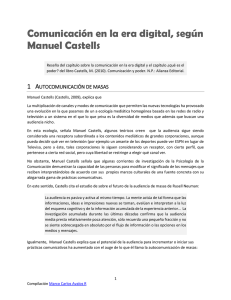 Comunicación en la era digital, según Manuel Castells