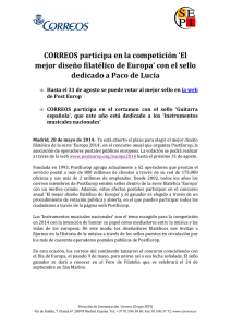 2014_05_28 NP CORREOS participa en concurso Mejor Sello de