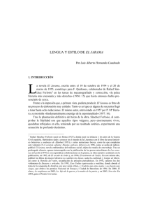 lengua y estilo de el jarama - Fundación Universitaria Española