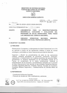 ministerio de defensa nacional fuerzas militares de colombia