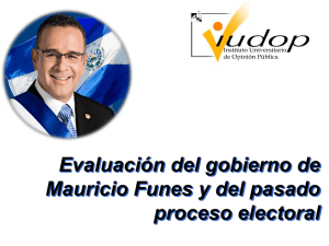 Evaluación del gobierno de Mauricio Funes y del pasado proceso
