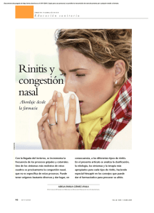 Rinitis y congestión nasal