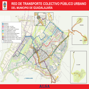 Page 1 RED DE TRANSPORTE COLECTIVO PÚBLICO URBANO º