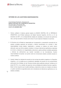 informe de los auditores independientes