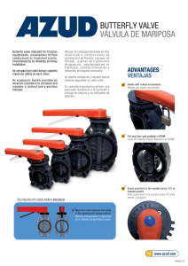 Butterfly valve intended for filtration equipments, installations