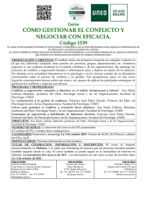 cómo gestionar el conflicto y negociar con eficacia.