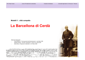 La Barcellona di Cerdà - Università degli Studi "G. d`Annunzio"
