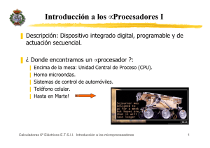 Introducción a los microprocesadores