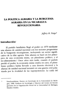 LA POLITICA AGRARIA Y LA BURGUESIA AGRARIA EN LA