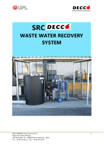 Waste Water Recovery System - SRC