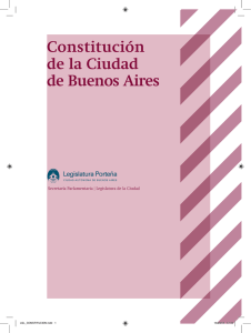 Const. de la Ciudad - Legislatura de la Ciudad Autónoma de