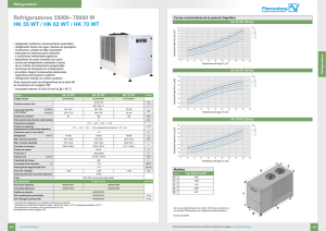 Refrigeradores 55000–70000 W HK 55 WT / HK 62 WT / HK 70 WT