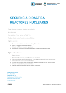Temas: Reactores de potencia