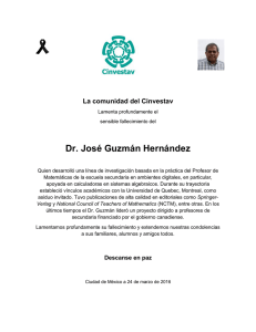 Dr. José Guzmán Hernández