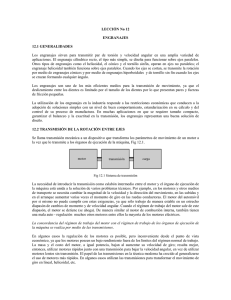 Mecanismo de Rueda dentada - Universidad Tecnológica de Pereira