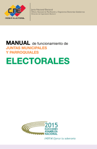 Manual Juntas Municipales y parroquiales AN 2015
