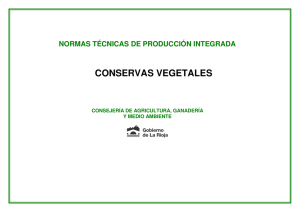 CONSERVAS VEGETALES - Gobierno de La Rioja