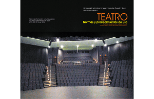 Normas y Procedimientos del Teatro - Metro