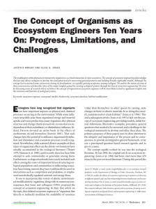 The Concept of Organisms as Ecosystem Engineers Ten Years On