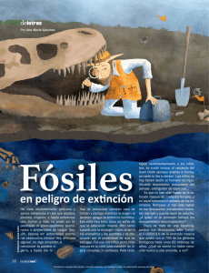 Fósiles en peligro de extinción