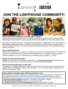 JOIN THE LIGHTHOUSE COMMUNITY!