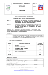 Documento - Hospital Departamental San Rafael