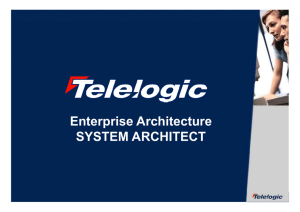 Enterprise Architecture SYSTEM ARCHITECT