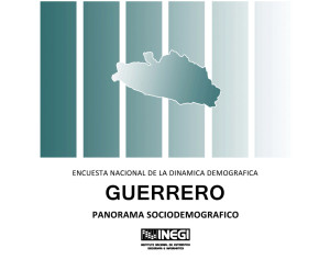 Guerrero : panorama sociodemográfico
