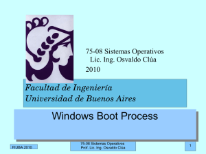 Boot en Windows - Universidad de Buenos Aires