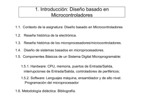 1. Introducción: Diseño basado en Microcontroladores