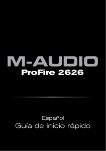 ProFire 2626 Guia Inicio Rapido