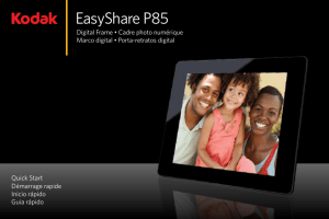 EasyShare P85 - Support Home Page