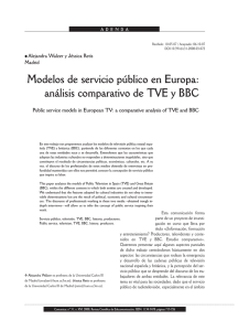 análisis comparativo de TVE y BBC