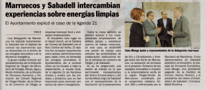 Marruecos y Sabadell intercambian