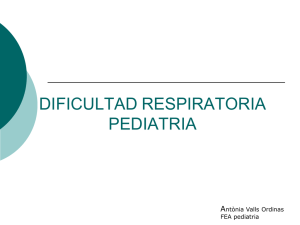 dificultad respiratoria pediatria