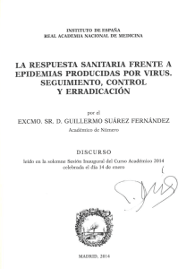 la respuesta sanitaria frente a epidemias producidas por virus