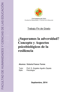 ¿Superamos la adversidad? Concepto y Aspectos