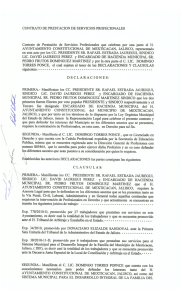 CONTRATO DE PRESTACION DE SERVICIOS PROFECIONALES